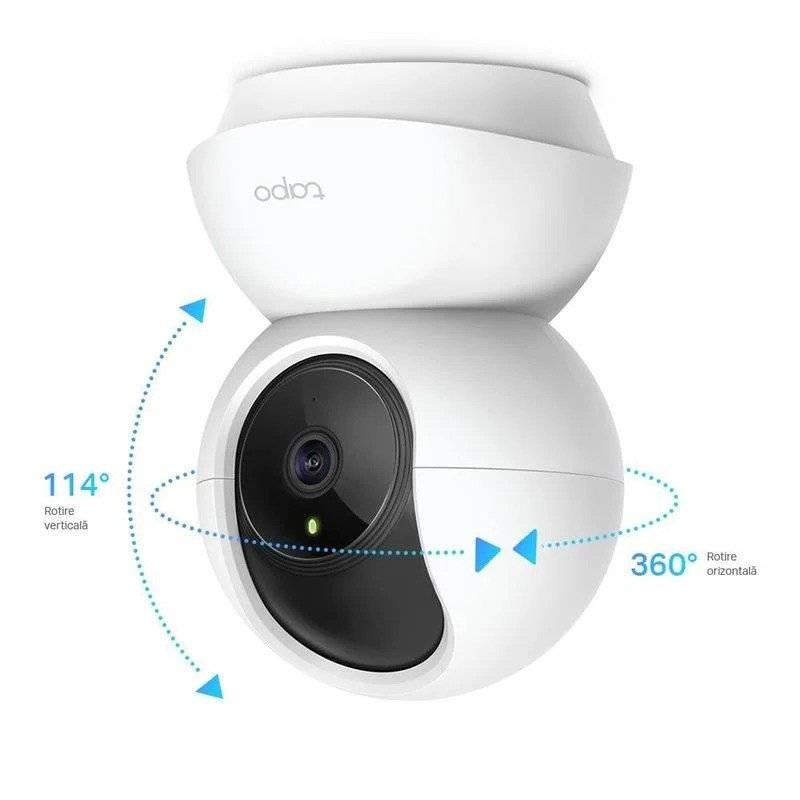 Camera de supraveghere fara fir, 2 MP, Wi-Fi, microSD, microfon incorporat, Tapo C200