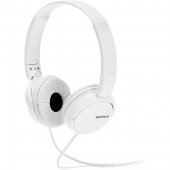 Casti SONY MDR-ZX110W, Cu Fir, On-Ear, alb